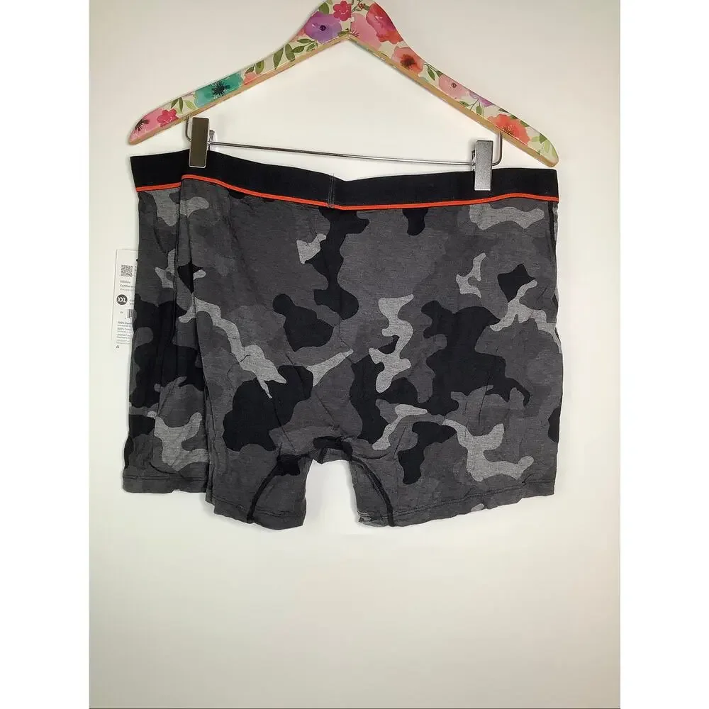 Saxx Men's XXL Gray Camo Vibe Xtra Soft Comfort Everyday Boxer Brief C15-1